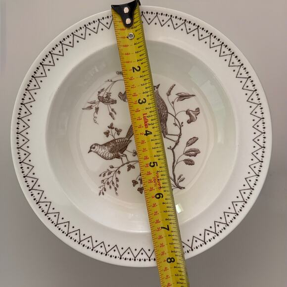 Wedgwood Williamsburg Aviary 8” Salad Plate England Birds Rare VTG - Picture 4 of 5